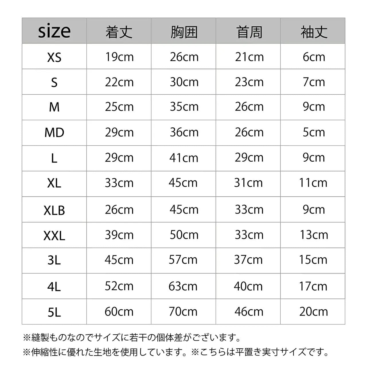 スキンタイトスーツ (3L/4L/5L)