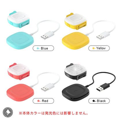 Truelove ペット用 LEDライト 防水 IP65 シリコンストラップ取付 ワイヤレス充電 LED レインボーライト